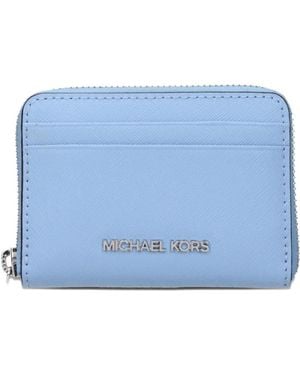 Michael Kors Medium Jet Set Wallet - Blue