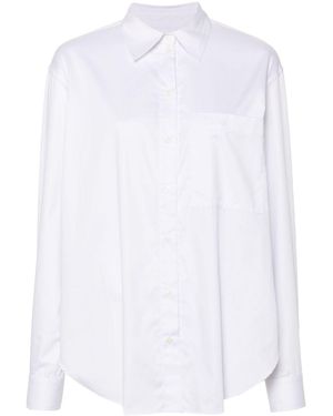 Litkovskaya Logo-Embroidered Shirt - White