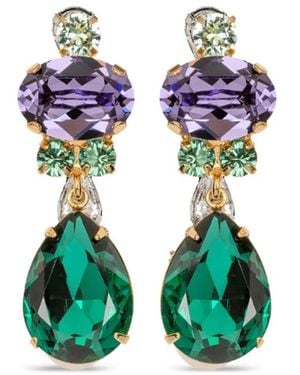 Jennifer Behr Catherine Teardrop Earrings - White