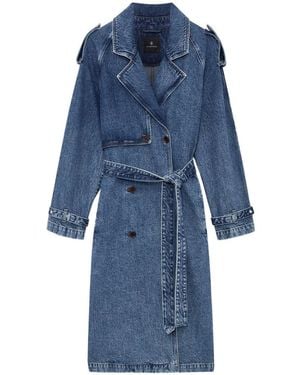 Anine Bing Trench Rickie - Blue