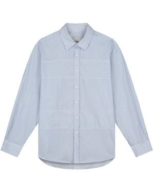 Arte' Striped Gallery Shirt - Blue
