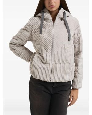 Colmar Hooded Corduroy Jacket - Grey