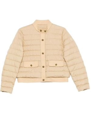 Moncler Doudoune Juju À Boutons Pression - Natural