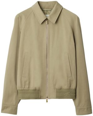 Burberry ハリントン ジャケット - グリーン