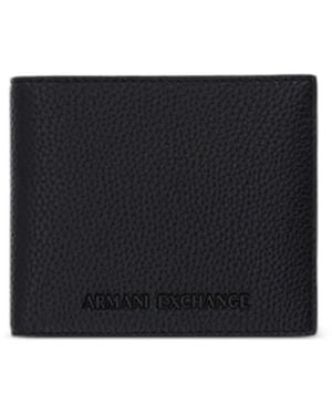 ARMANI EXCHANGE Logo-Detail Wallet - Black