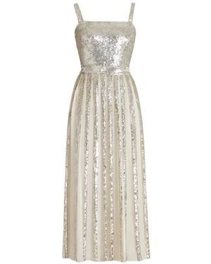 Temperley London Filigree Strappy Gown - White