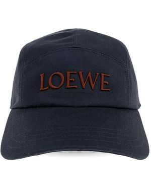 Loewe Baseballkappe mit Logo-Stickerei - Blau