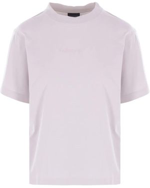 Balenciaga Logo-Embroidered Cotton T-Shirt - Pink