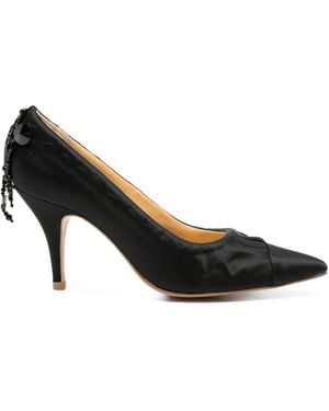 Undercover Beaded-Embellishment Court Shoes - Black