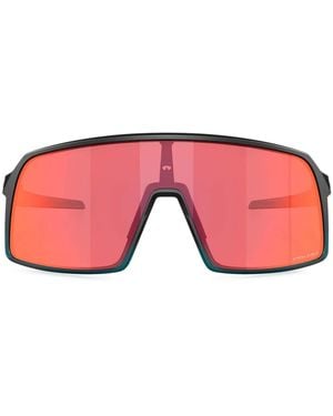 Oakley Sutro Rectangle-Frame Sunglasses - Red