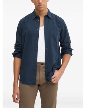 Samsøe & Samsøe Pocket Button Shirt - Blue