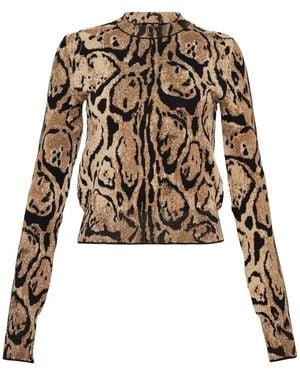 Stella McCartney Cloud Leopard Top - Black