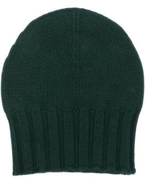 Be You Ribbed-Knit Beanie Hat - Green
