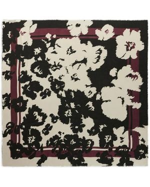 Betty Barclay Floral-Print Scarf - Black