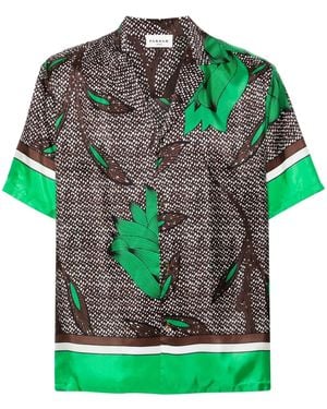 P.A.R.O.S.H. Wax Silk Shirt - Green