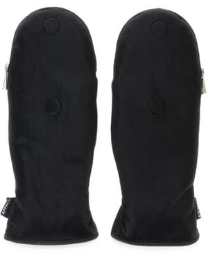 Apparis Guanti Noa Con Zip - Nero