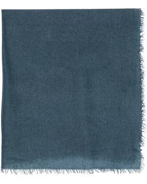 Faliero Sarti Cristiana Fringed Scarf - Blue