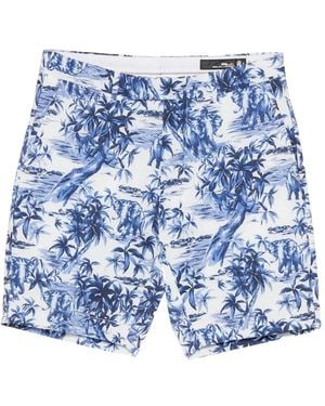 Ralph Lauren Elephant-Print Shorts - Blue