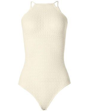 Wolford Daisy Net Bodysuit - White