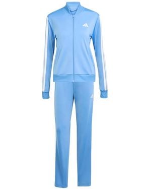 adidas Dayready Stripe-Detail Tracksuit - Blue