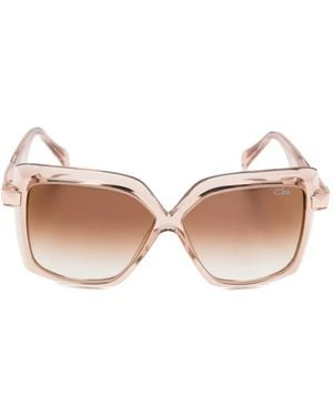 Cazal Geometric-Frame Sunglasses - Pink