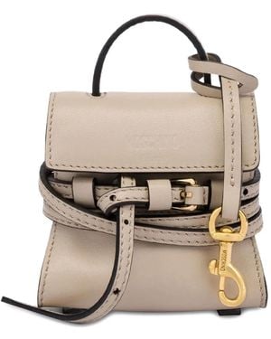 Moschino Bag Sleutelhanger - Naturel