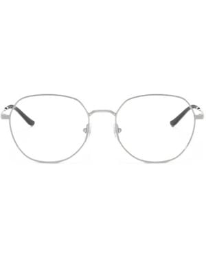 Emporio Armani Round-Frame Glasses - White