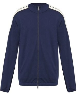 Moncler Side-Stripe Track Jacket - Blue