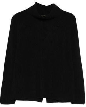 Bruno Manetti High-Neck Jumper - Black