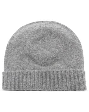 Malo Ribbed-Knit Beanie - Grey