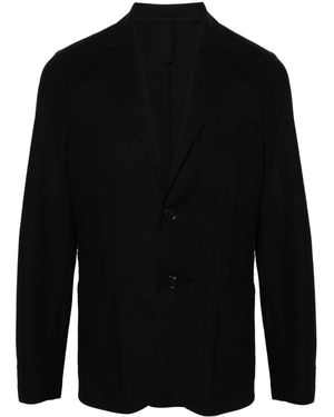 Harris Wharf London Blazer Met Enkele Rij Knopen En Gekerfde Revers - Zwart