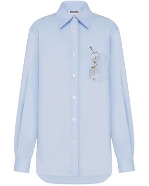 Moschino Long-Sleeves Shirt - Blue