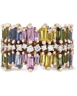 Suzanne Kalan Sansa Sapphire Ring - White