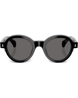 Moncler Rondosa Round-Frame Sunglasses - Black