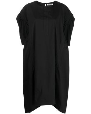 Henrik Vibskov Drop-Shoulder Midi Dress - Black
