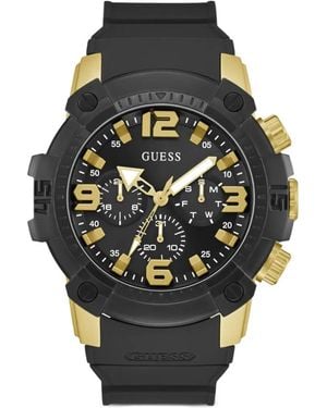 Guess Multifunctional 52Mm Watch - Black
