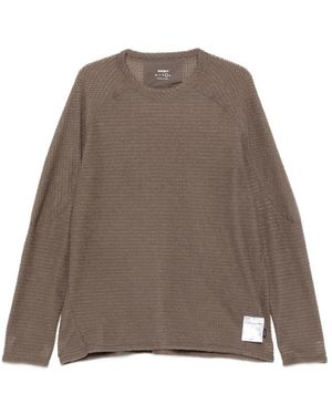Satisfy Fuzzfleece Long-Sleeve T-Shirt - Brown