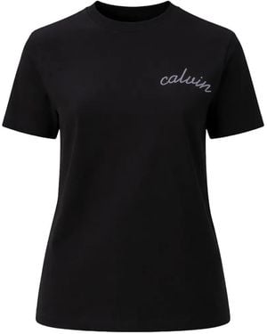 Calvin Klein Logo T-Shirt - Black