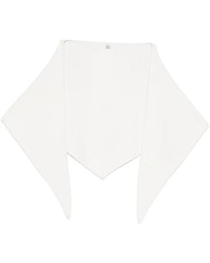 TOTEME Triangle Scarf - Weiß