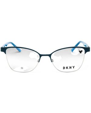 DKNY Rectangle-Frame Glasses - White
