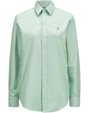 Polo Ralph Lauren Embroidered-Logo Shirt - Green