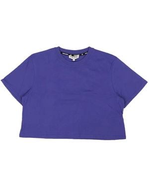 Opening Ceremony Kurzärmeliges Cropped-T-Shirt - Blau