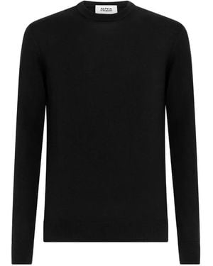 Alpha Studio Pullover Mit Rundhalsausschnitt - Schwarz