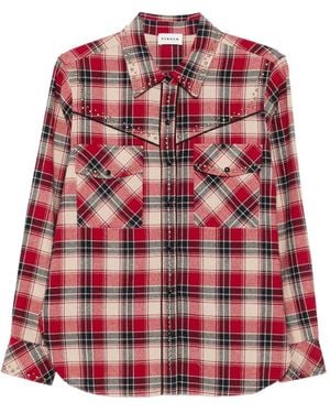 P.A.R.O.S.H. Stud-Embellished Shirt - Red