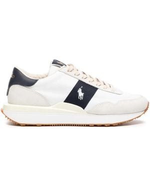 Polo Ralph Lauren Train 89 Leather Trainers - White