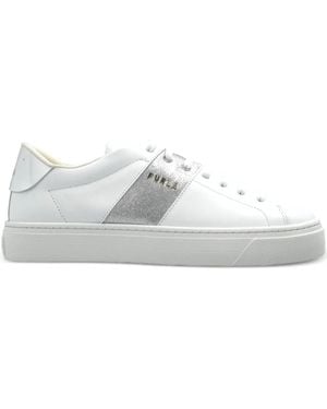 Furla Leather Trainers - White