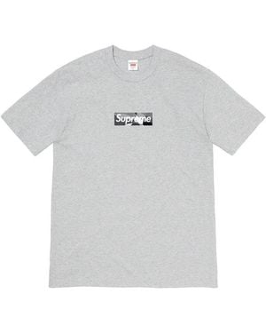 Supreme T-Shirt Met Logo - Grijs