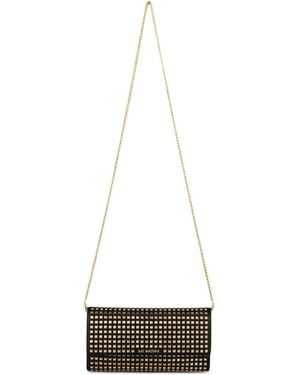 Kat Maconie Pochette Victoria En Cuir À Détails De Clous - Blanc