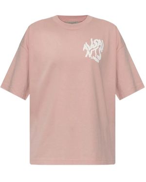 AllSaints T-Shirt Orlando À Logo Imprimé - Pink