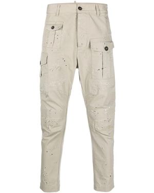 DSquared² Paint Splatter-print Cargo Pants - Multicolor